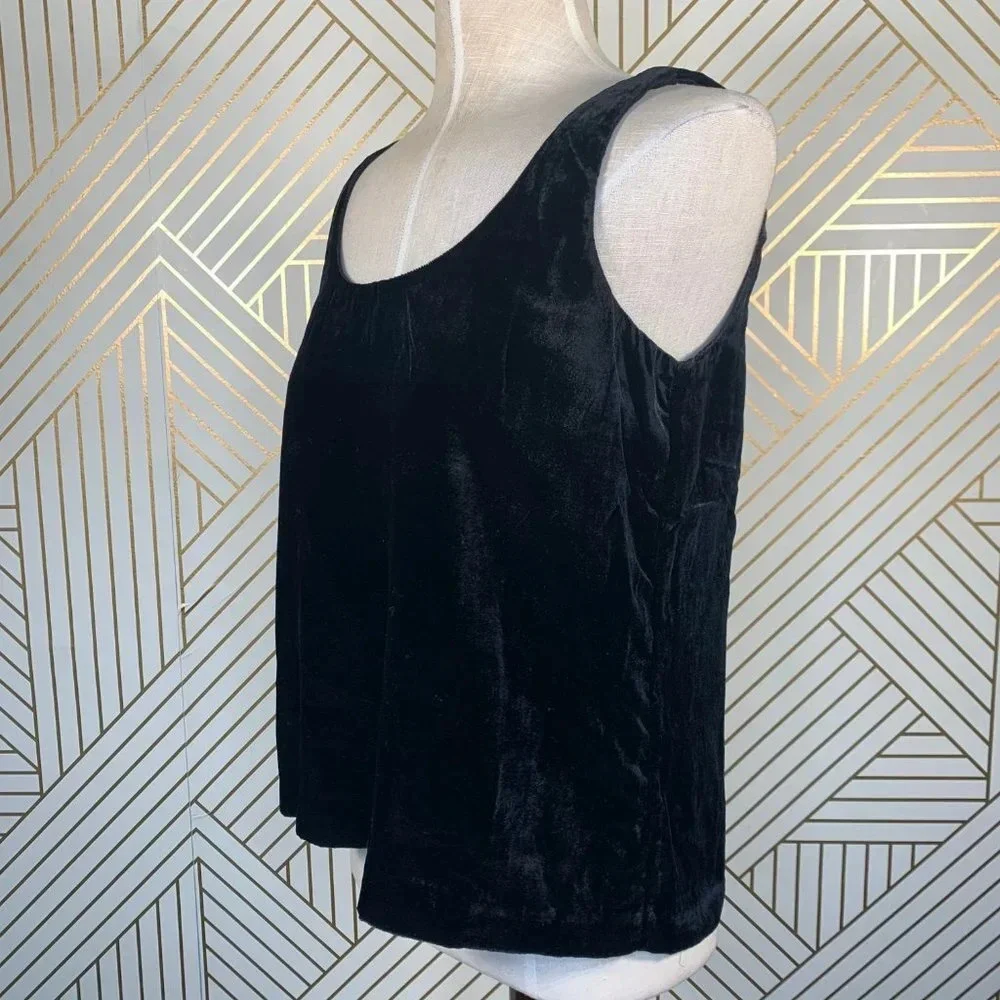 J.‎ Crew Velvet Tank Top in Black Style J4925